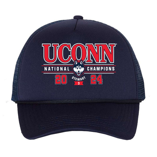UConn - NCAA Men's Basketball : Jaylin Stewart - National Champions Hat