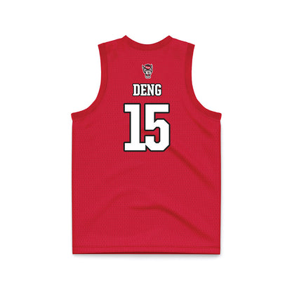 NC State - NCAA Men's Basketball : Jerry Deng - Red Basketball Jersey-1