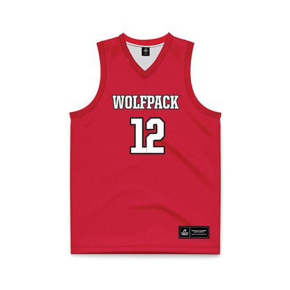 NC State - NCAA Women's Basketball : Khamil Pierre - Red Basketball Jersey-0