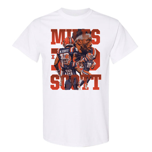 Illinois - NCAA Football : Miles Scott -  T-Shirt Player Collage