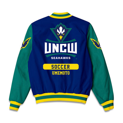 UNC Wilmington - NCAA Women's Soccer : Megumi Umemoto - Bomber Jacket-1