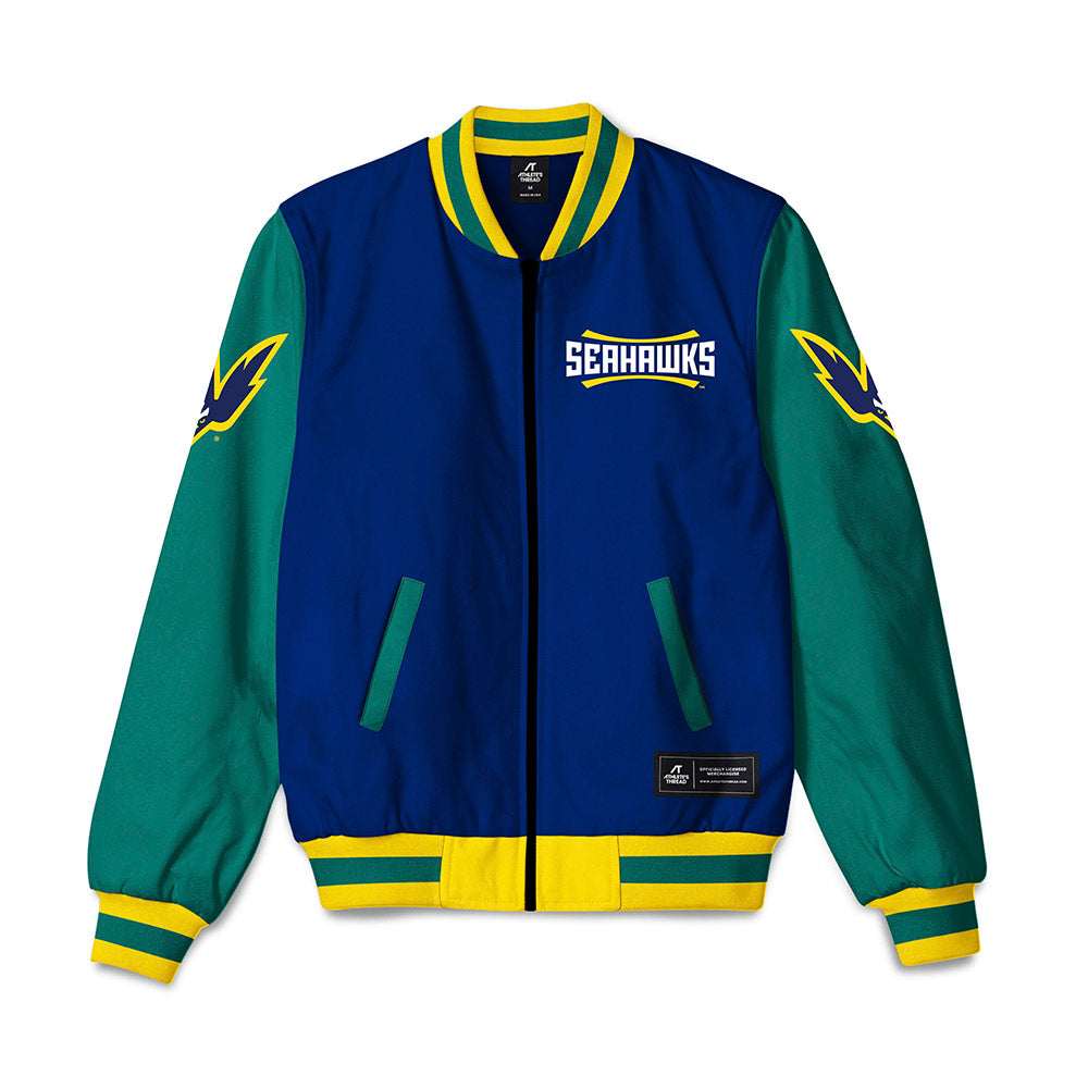 UNC Wilmington - NCAA Men's Track & Field : Travis Harrison - Bomber Jacket