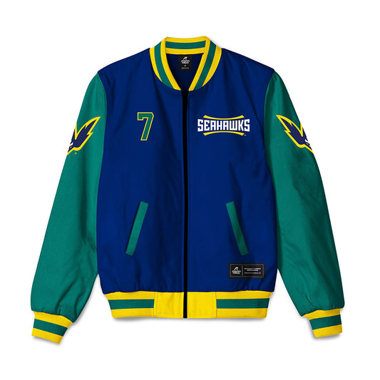 UNC Wilmington - NCAA Men's Basketball : Greedy Williams - Bomber Jacket