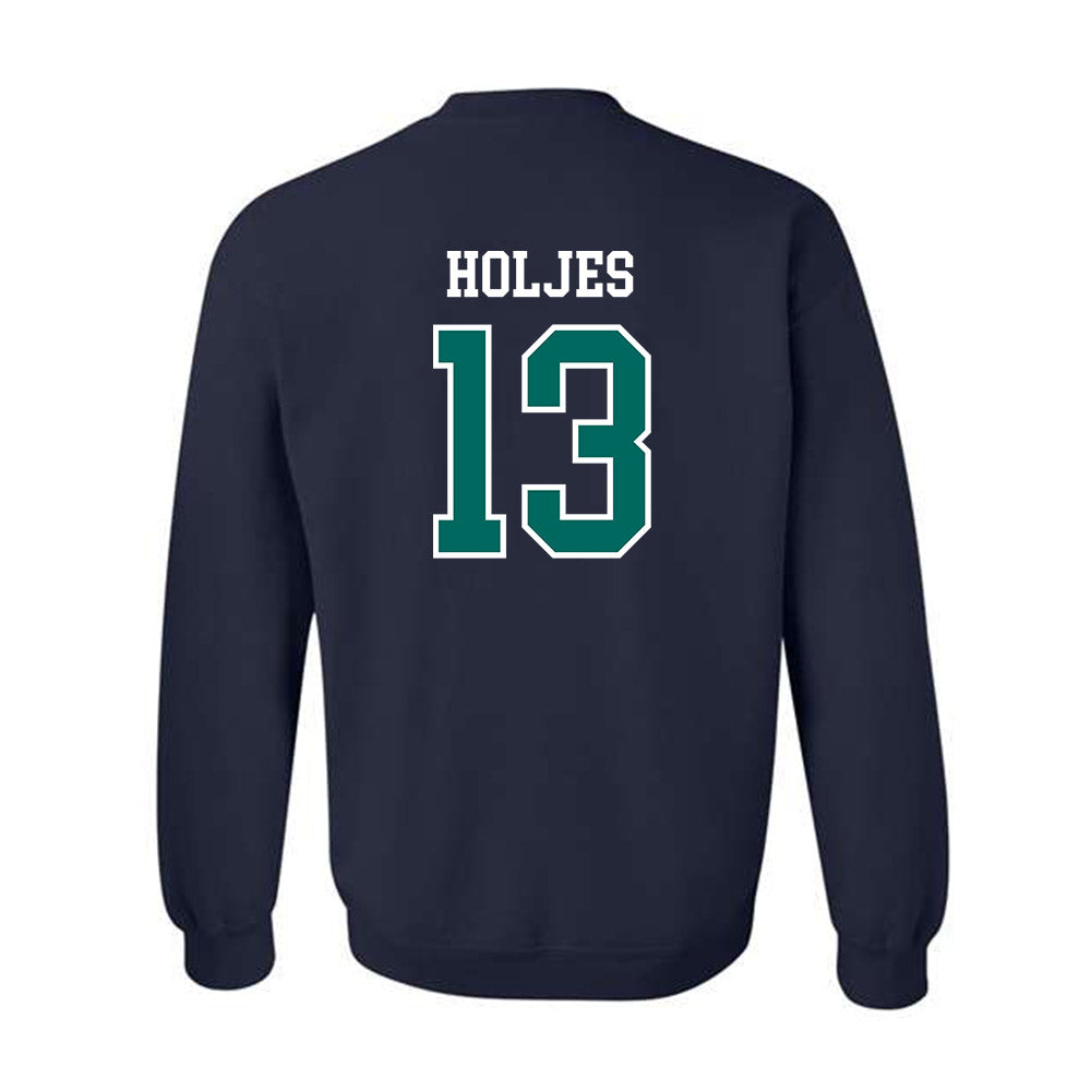 UNC Wilmington - NCAA Baseball : Carter Holjes - Sports Shersey Crewneck Sweatshirt-1