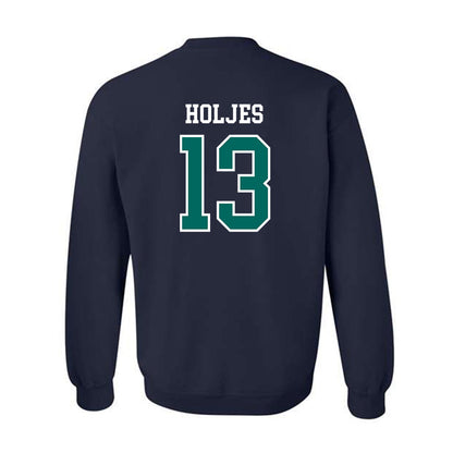 UNC Wilmington - NCAA Baseball : Carter Holjes - Sports Shersey Crewneck Sweatshirt-1