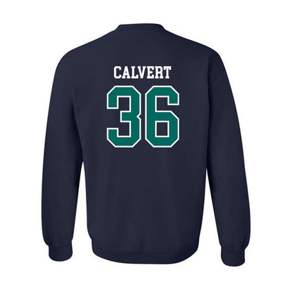 UNC Wilmington - NCAA Baseball : Ryan Calvert - Sports Shersey Crewneck Sweatshirt-1
