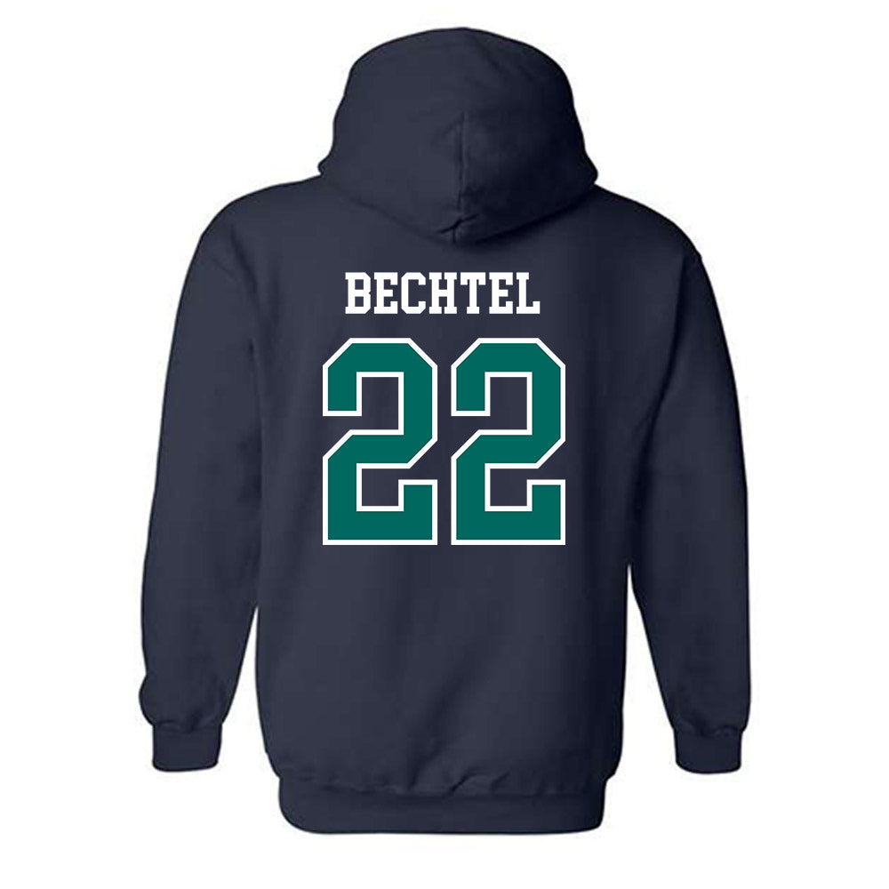 UNC Wilmington - NCAA Baseball : Jake Bechtel - Sports Shersey Hooded Sweatshirt-1