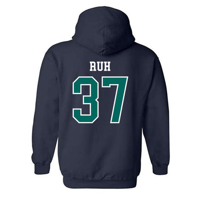 UNC Wilmington - NCAA Baseball : Mason Ruh - Sports Shersey Hooded Sweatshirt-1