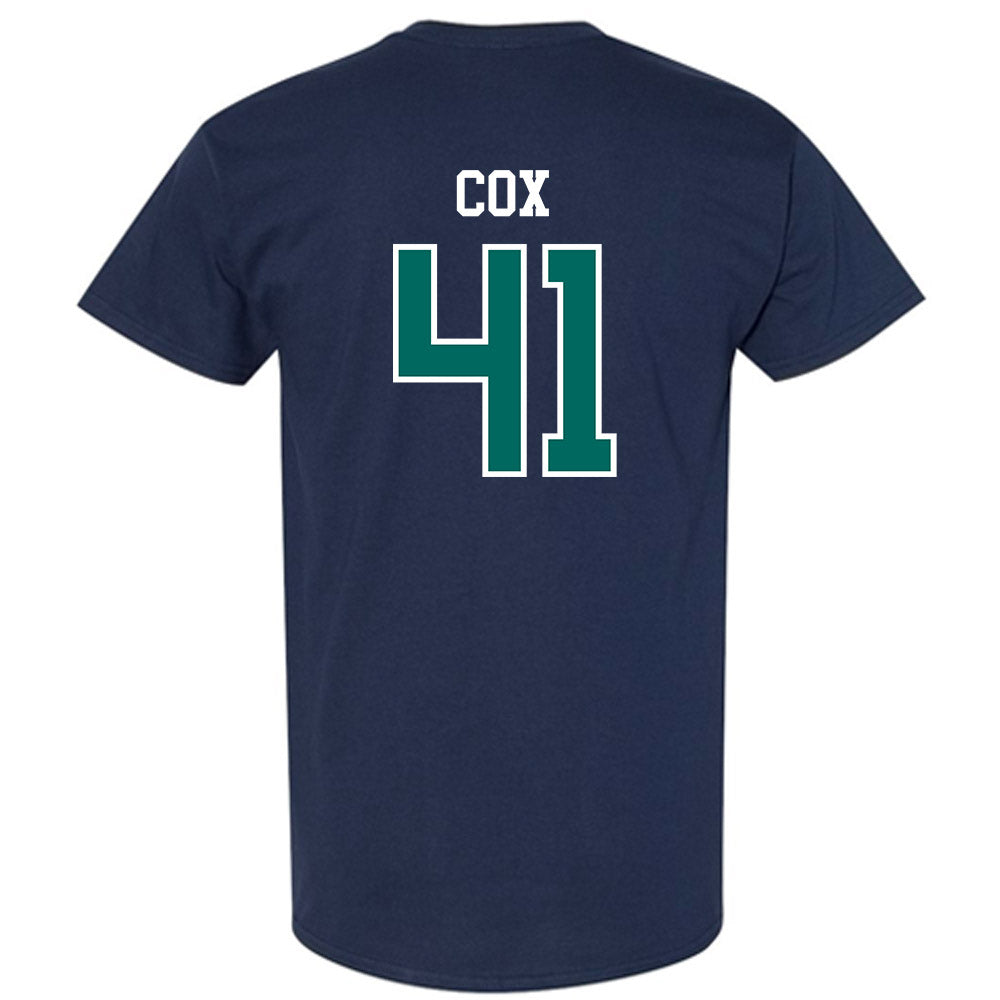 UNC Wilmington - NCAA Baseball : Baker Cox - Sports Shersey T-Shirt-1