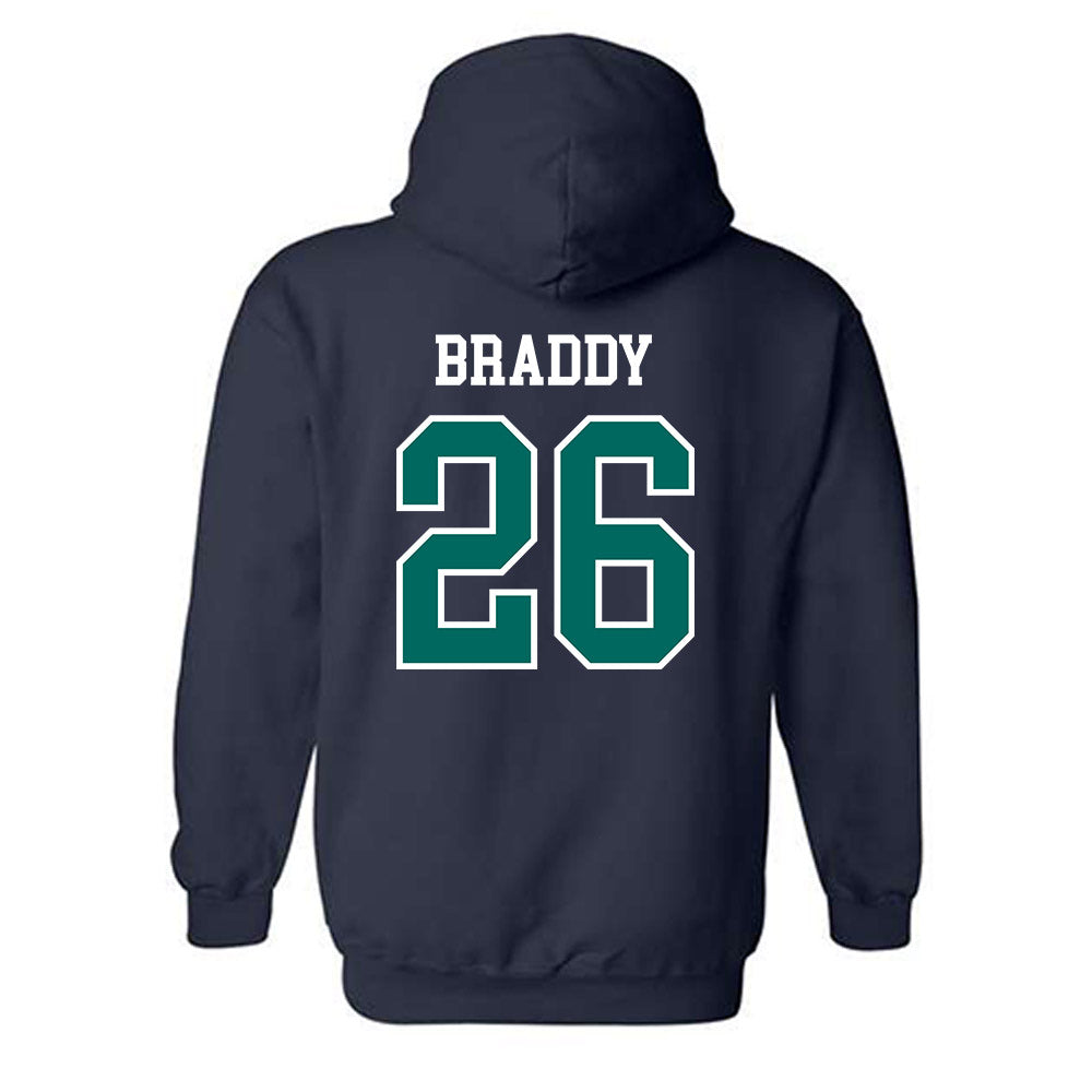 UNC Wilmington - NCAA Baseball : Porter Braddy - Sports Shersey Hooded Sweatshirt-1