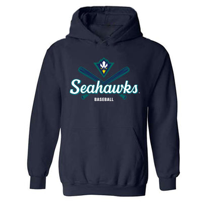 UNC Wilmington - NCAA Baseball : Matt Murchison - Sports Shersey Hooded Sweatshirt-0