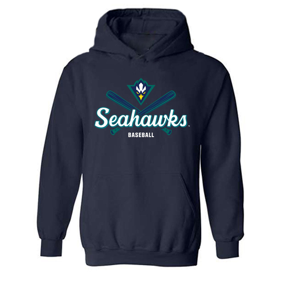 UNC Wilmington - NCAA Baseball : Ryan Calvert - Sports Shersey Hooded Sweatshirt-0