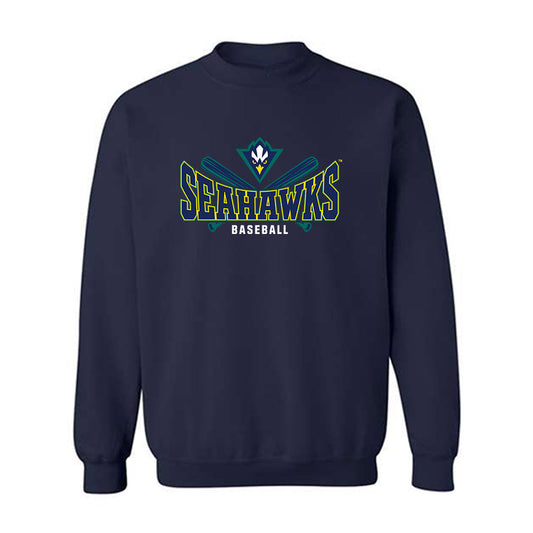 UNC Wilmington - NCAA Baseball : Kolby Jarman - Sports Shersey Crewneck Sweatshirt-0