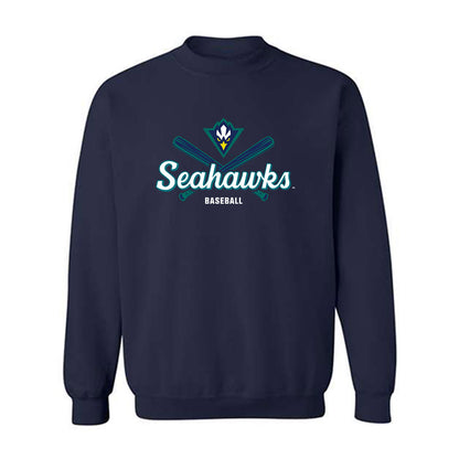 UNC Wilmington - NCAA Baseball : Mac Gillespie - Sports Shersey Crewneck Sweatshirt-0