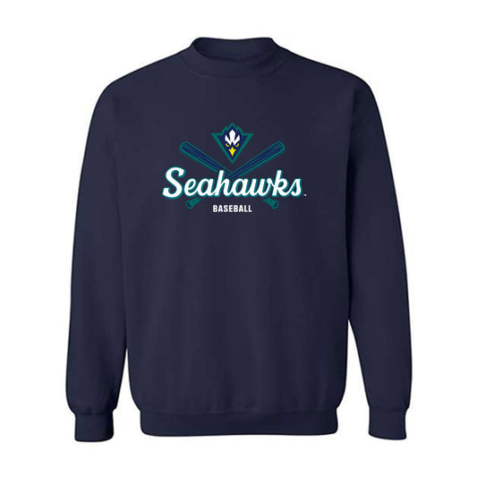 UNC Wilmington - NCAA Baseball : Mac Gillespie - Sports Shersey Crewneck Sweatshirt-0