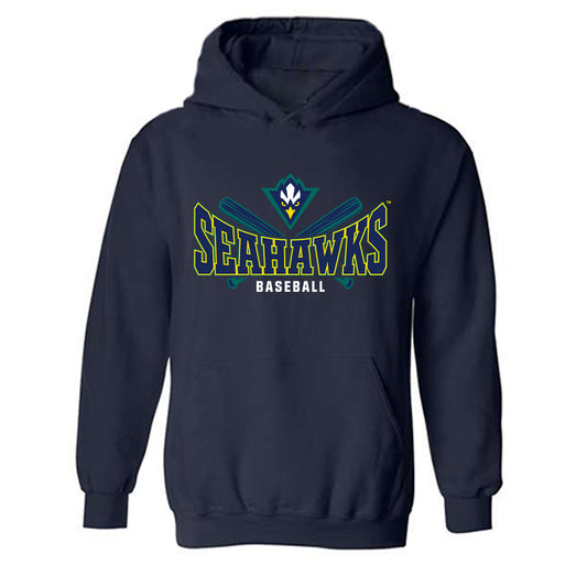 UNC Wilmington - NCAA Baseball : Cole Blevins - Sports Shersey Hooded Sweatshirt-0