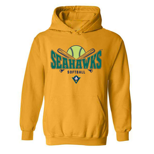 UNC Wilmington - NCAA Softball : Cammie Stuffel - Sports Shersey Hooded Sweatshirt-0