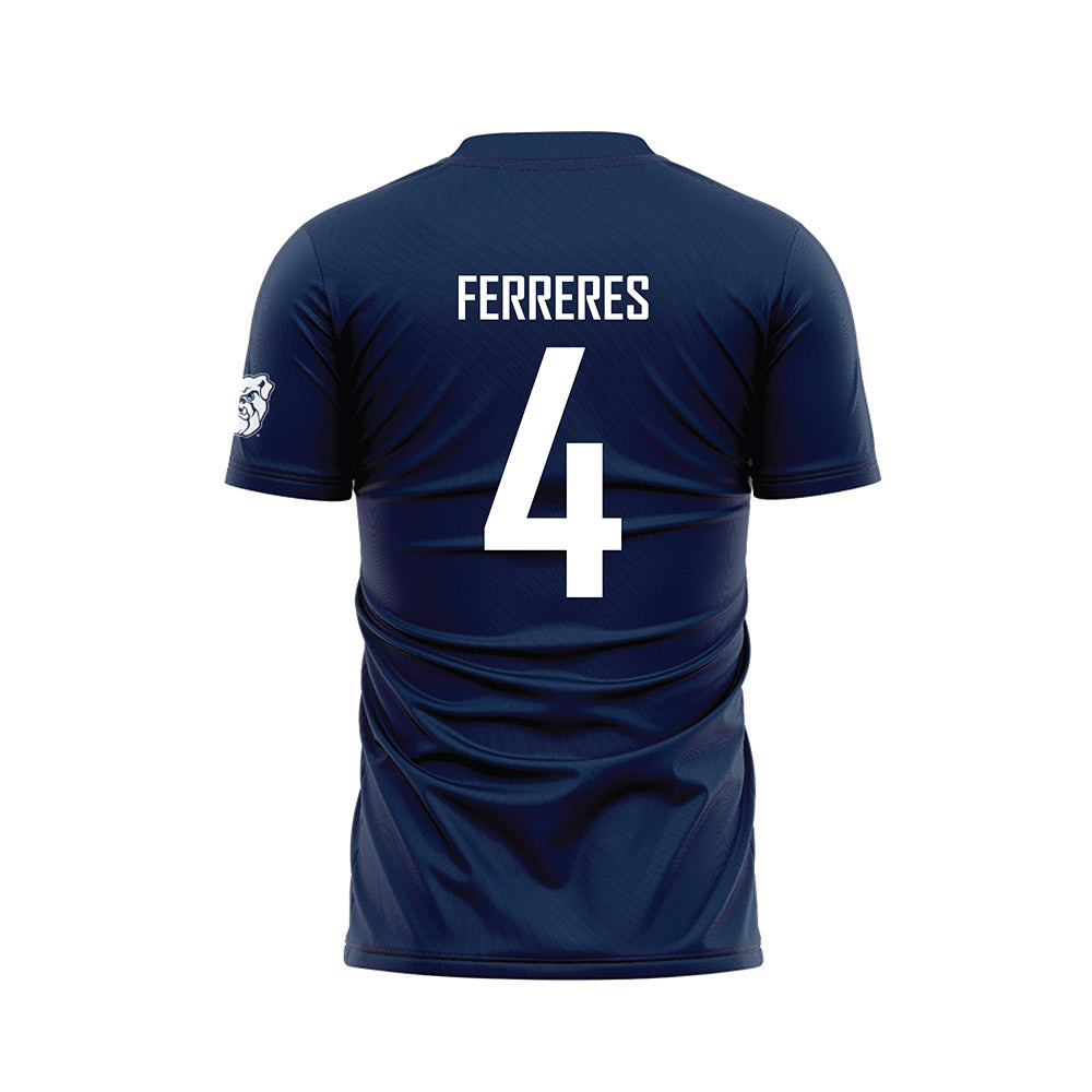 Butler - NCAA Men's Soccer : Manolo Ferreres - Navy Soccer Jersey-1