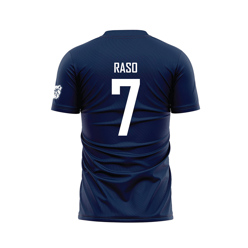 Butler - NCAA Men's Soccer : Luca Raso - Navy Soccer Jersey-1