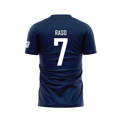 Butler - NCAA Men's Soccer : Luca Raso - Navy Soccer Jersey-1