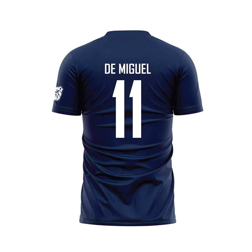 Butler - NCAA Men's Soccer : Nacho De Miguel - Navy Soccer Jersey-1
