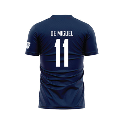 Butler - NCAA Men's Soccer : Nacho De Miguel - Navy Soccer Jersey-1