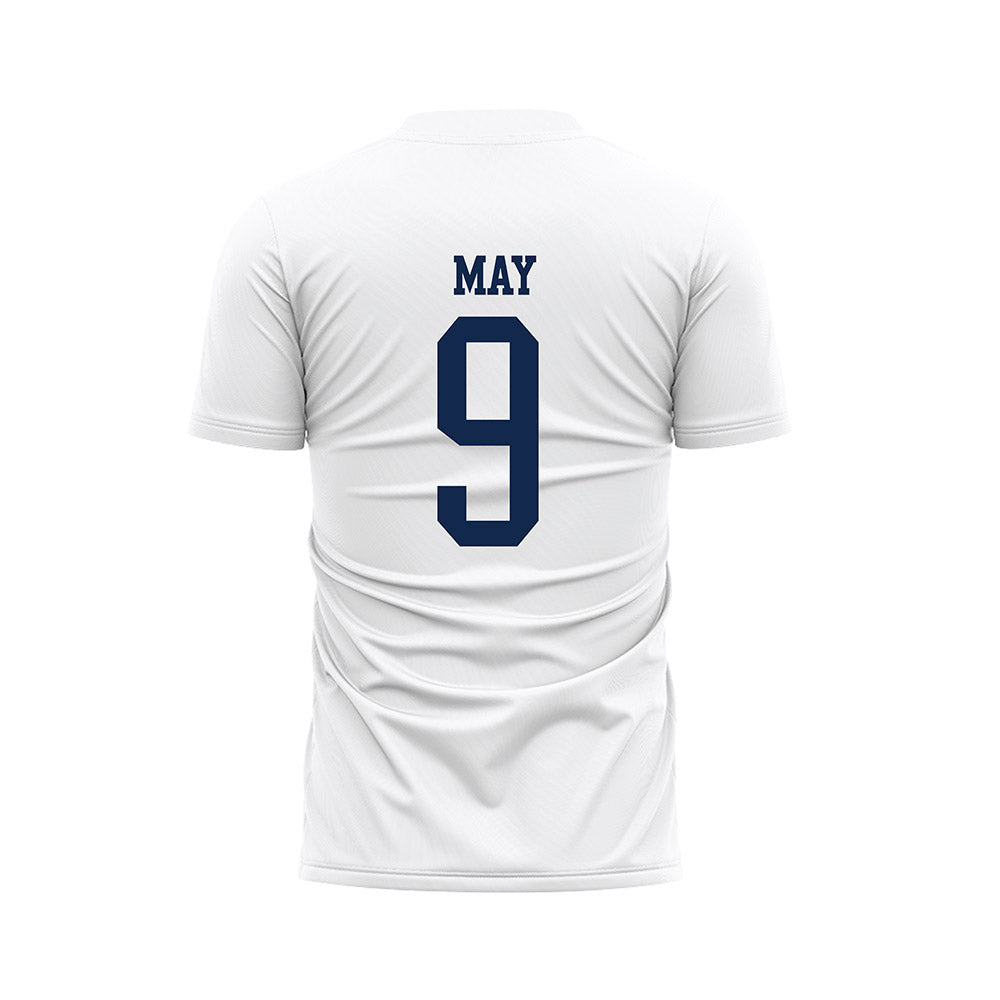 Butler - NCAA Women's Soccer : Elise May - White Soccer Jersey-1