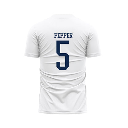 Butler - NCAA Women's Soccer : Lola Pepper - White Soccer Jersey-1