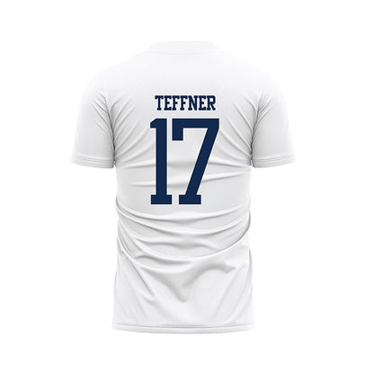 Butler - NCAA Women's Soccer : Kensey Teffner - White Soccer Jersey-1