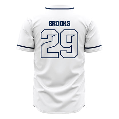 Butler - NCAA Baseball : Grant Brooks - White Jersey