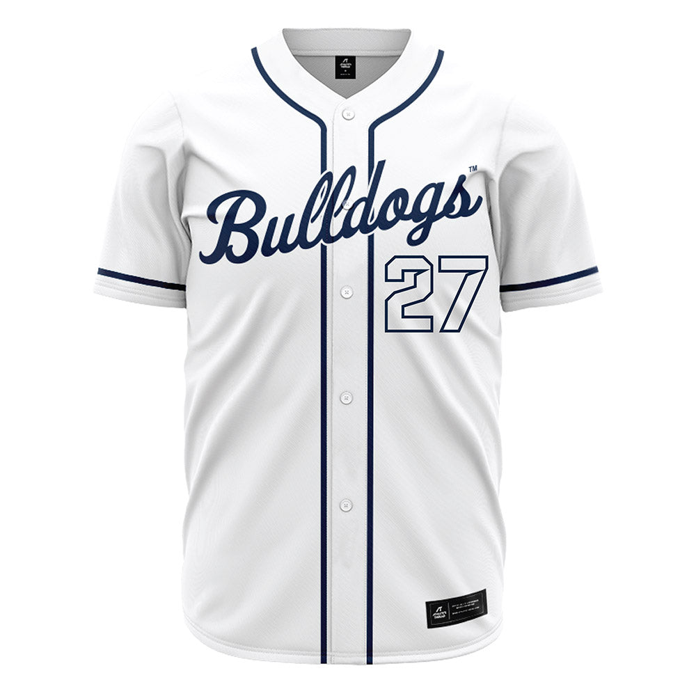 Butler - NCAA Baseball : JJ Manos - White Jersey-0