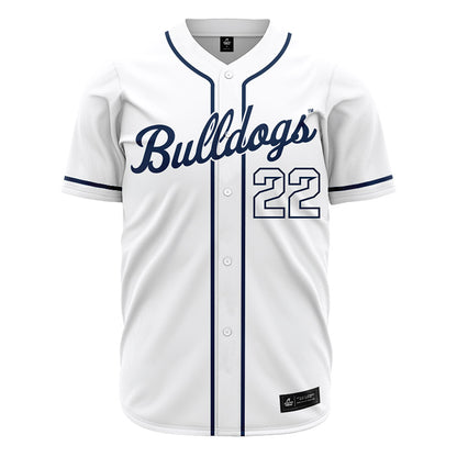 Butler - NCAA Baseball : JJ Manos - White Jersey-0
