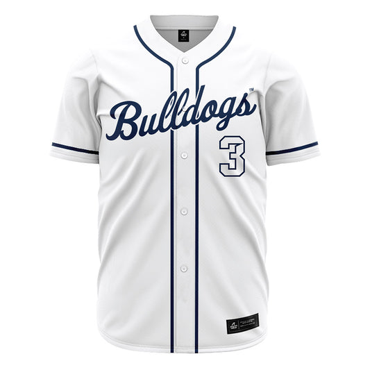 Butler - NCAA Baseball : Danny Gavin - White Jersey-0
