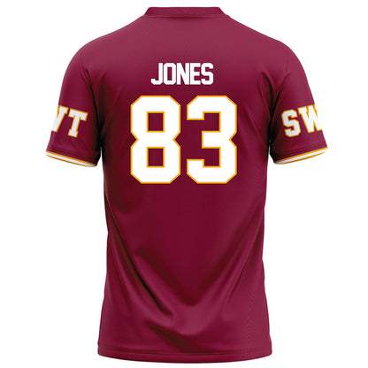Texas State - NCAA Football : Jonah Jones - Red Football Jersey-1