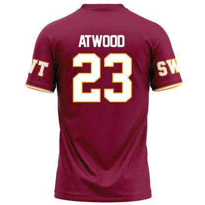 Texas State - NCAA Football : Amarion Atwood - Red Football Jersey-1