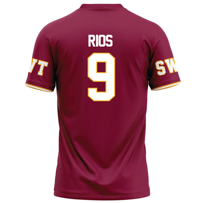 Texas State - NCAA Football : Jaden Rios - Red Football Jersey-1