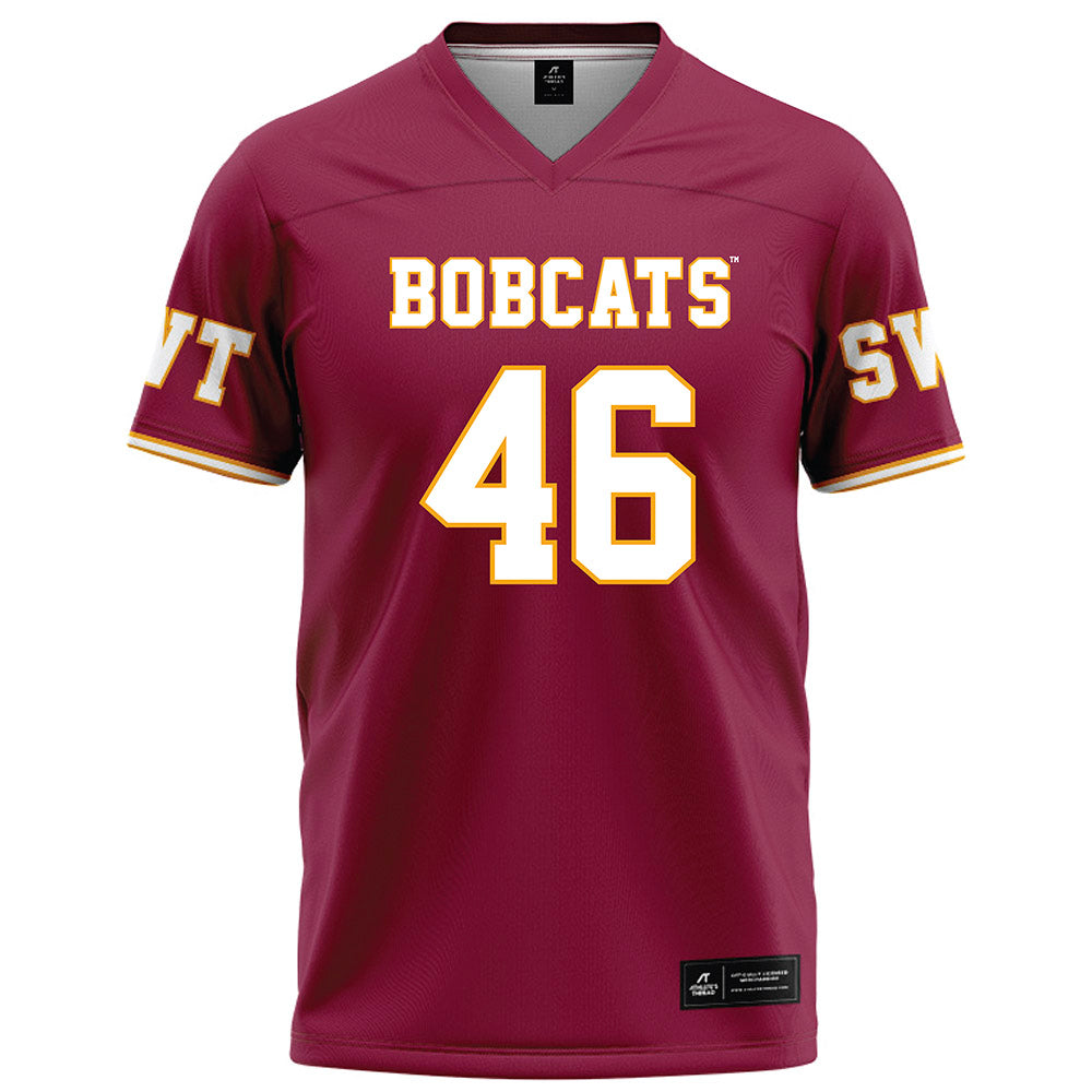 Texas State - NCAA Football : Ayden Jones - Red Football Jersey-0