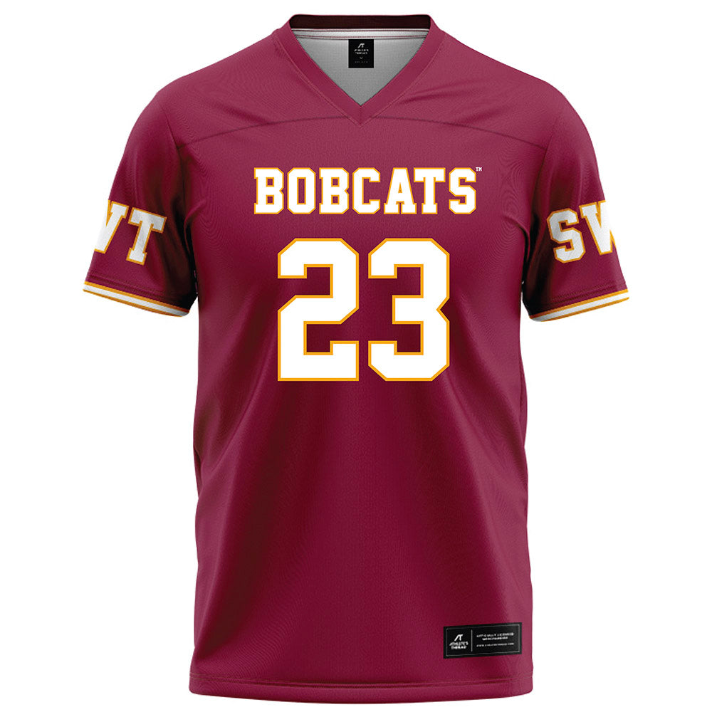 Texas State - NCAA Football : Amarion Atwood - Red Football Jersey-0