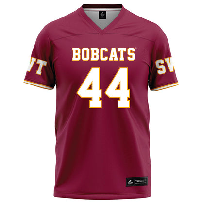 Texas State - NCAA Football : Phillip Bradford - Red Football Jersey-0
