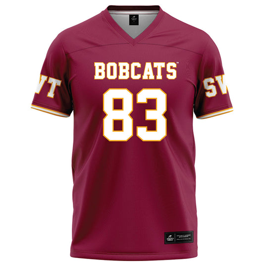 Texas State - NCAA Football : Jonah Jones - Red Football Jersey-0