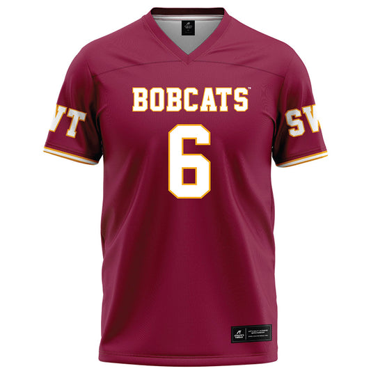 Texas State - NCAA Football : Jo’Laison Landry - Red Football Jersey-0