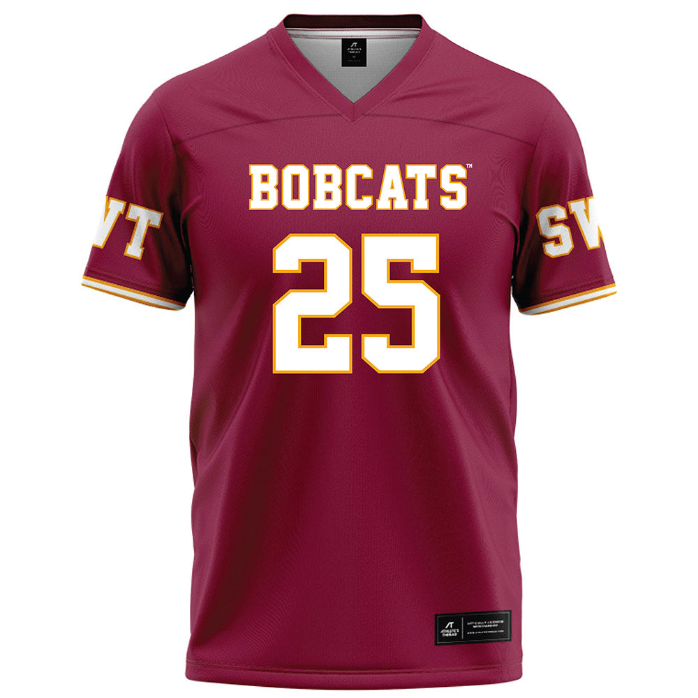 Texas State - NCAA Football : skylar lewis - Red Football Jersey-0