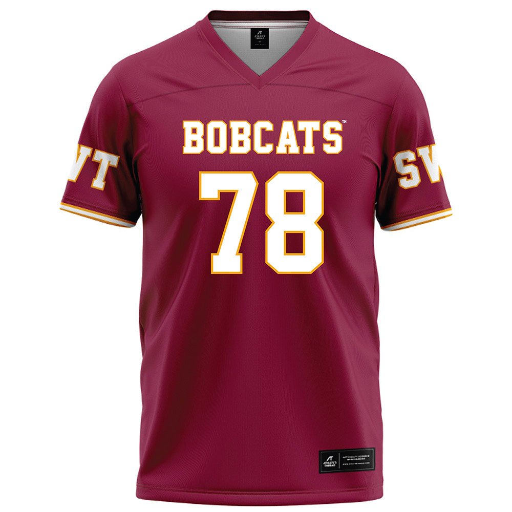 Texas State - NCAA Football : Amari Smith - Red Football Jersey-0