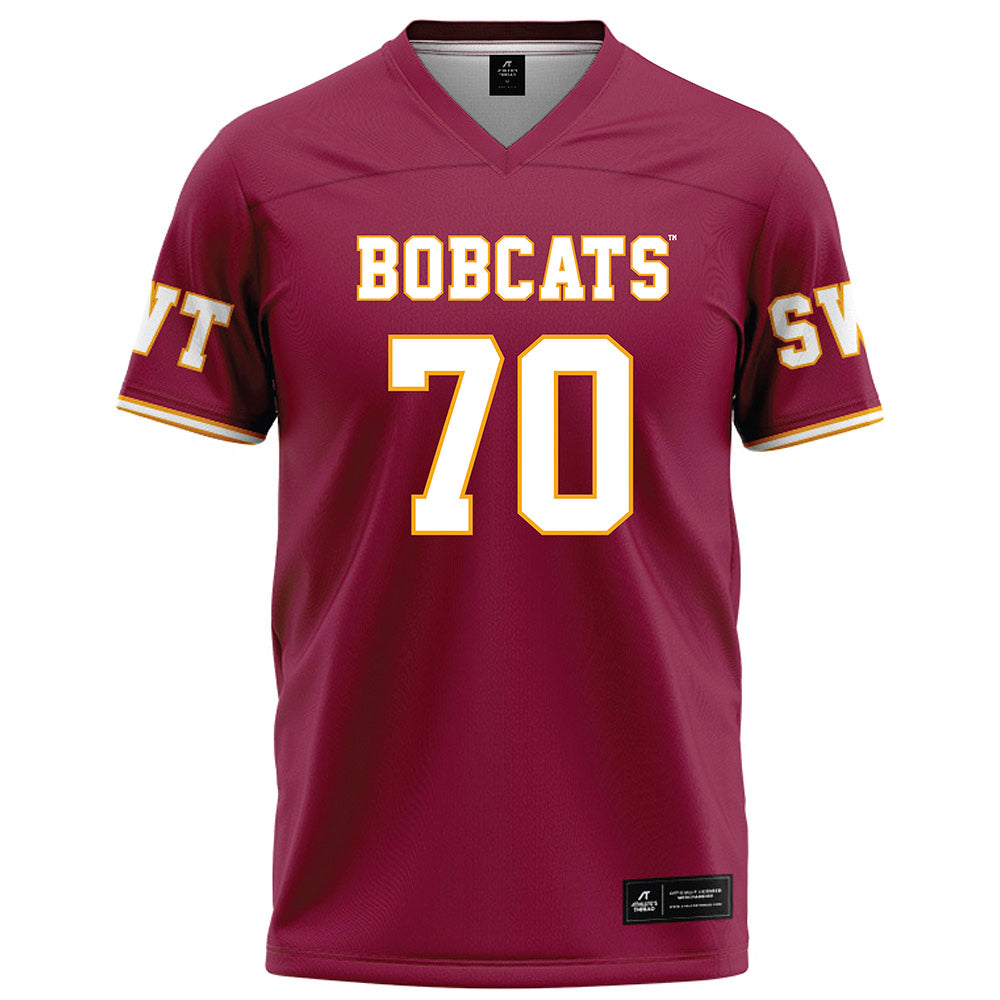 Texas State - NCAA Football : Ameer Ross - Red Football Jersey-0