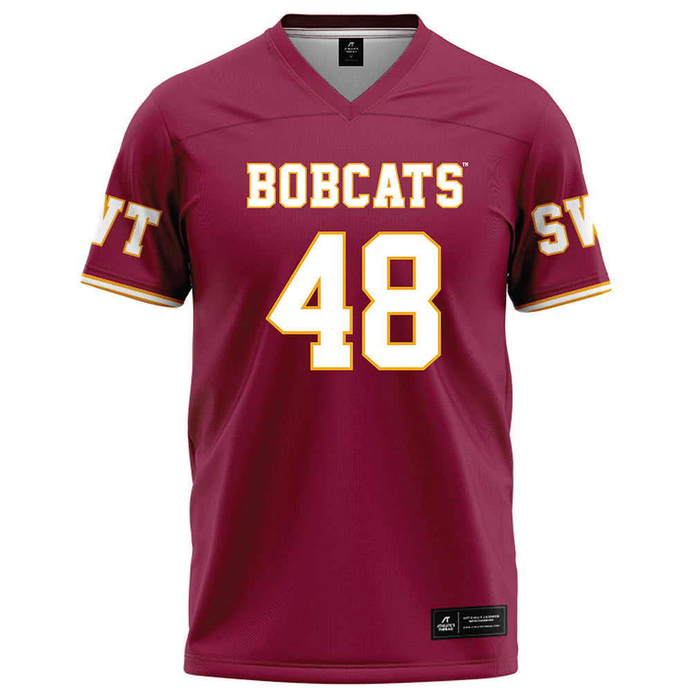 Texas State - NCAA Football : Austin Turner - Red Football Jersey-0