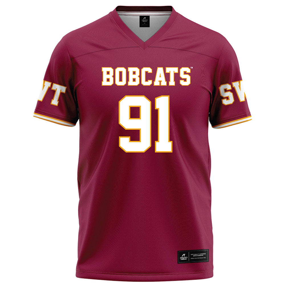 Texas State - NCAA Football : Jp Deeter - Red Football Jersey-0