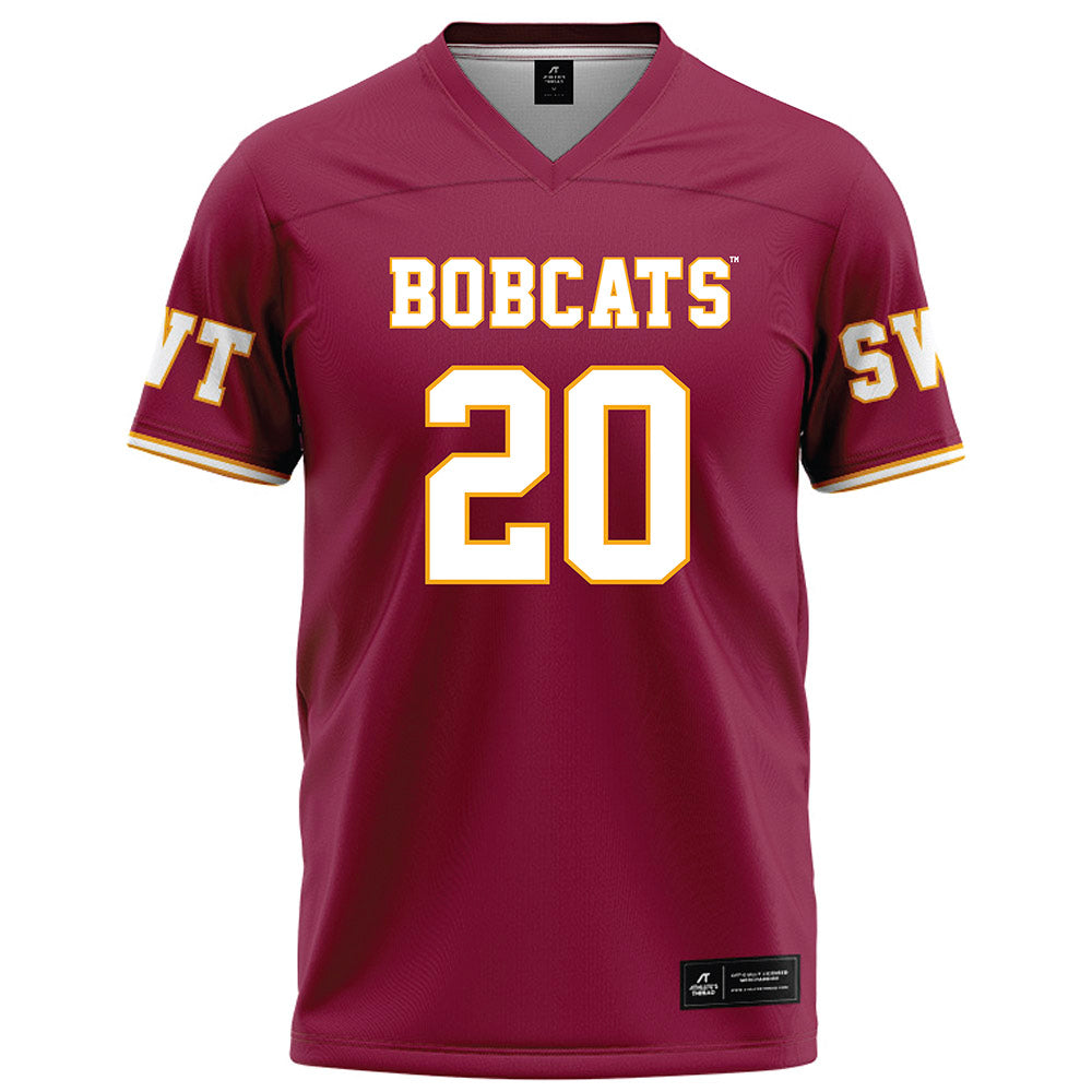 Texas State - NCAA Football : Dameon Crowe - Red Football Jersey-0