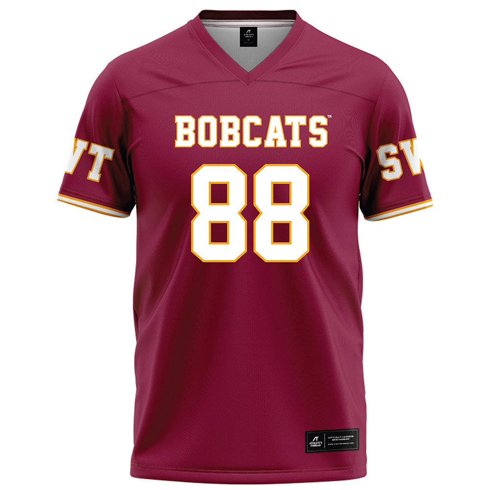 Texas State - NCAA Football : Tucker Cusano - Red Football Jersey-0