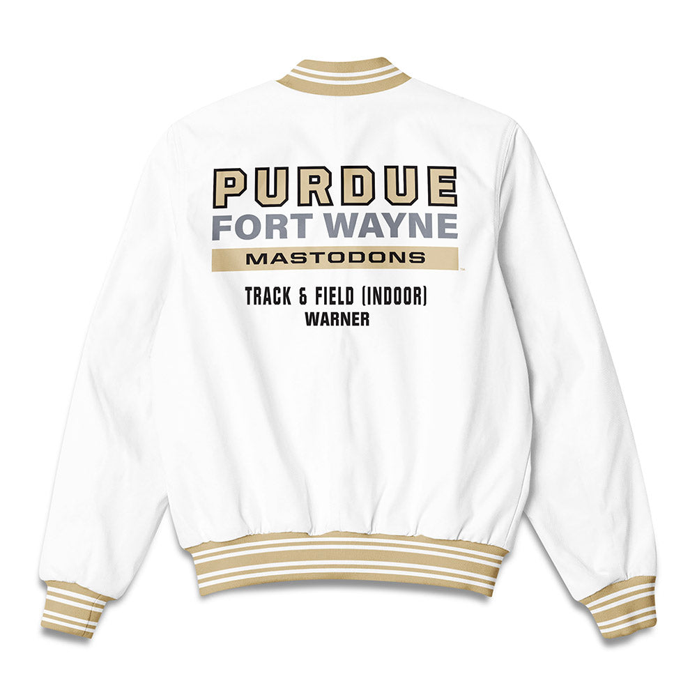 PFW - NCAA Women's Track & Field : Scout Warner - Bomber Jacket-1