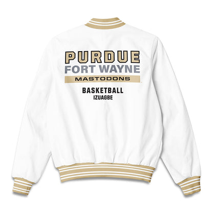 PFW - NCAA Men's Basketball : Tamaje Izuagbe - Bomber Jacket-1